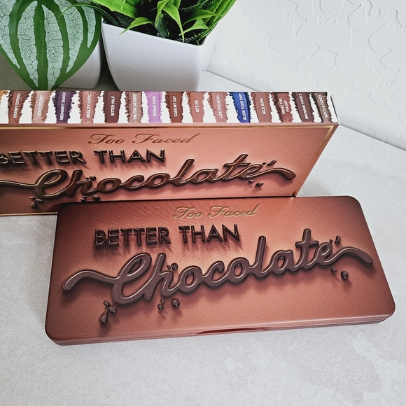 🆕️Too Faced Better Than Chocolate Cocoa-Infused Eye Shadow Palette 18 Shades - Picture 10 of 12